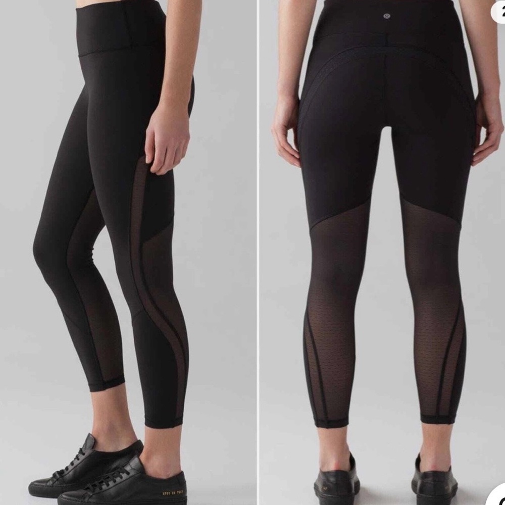 lululemon athletica Revitalize Black Leggings Size 8